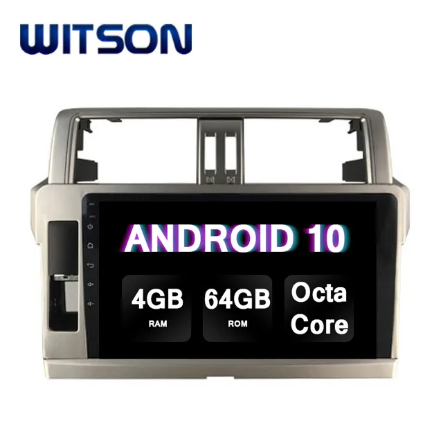 WITSON Android 10.0 Indash Car Dvd Player For TOYOTA 2014 PRADO 150 4GB RAM 64GB FLASH BIG SCREENで車のdvdプレーヤー