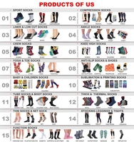 Chaussettes classiques pour hommes Chaussettes anglaises Chaussettes de costume pour hommes Logo personnalisé