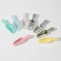 Custom High Quality Electroplating Process Plastic Scoop Small Plastic Salt Bath Spoon