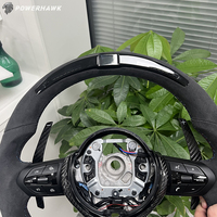 Volant personnalisé en fibre de carbone de style CS pour BMW F10 F15 F20 F22 F30 F32 F34 F36 F80 F87 F90 M2 M3 M4 E70 E90