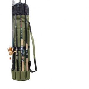 Sac de transport multifonctionnel pour cannes à pêche BSCI, étui de voyage pour cannes à pêche, boîte de rangement pour matériel de pêche - Product Image 2