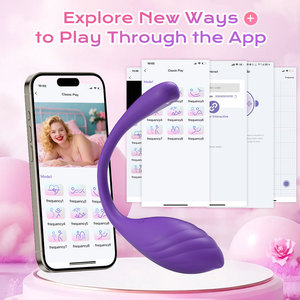 Jouets pour adultes, vibrateur à balles pour femmes, portable, contrôle par application, <span class=keywords><strong>Bluetooth</strong></span>, 9 modes de vibration, charge USB, étanche, <span class=keywords><strong>vibro</strong></span> - Product Image 1