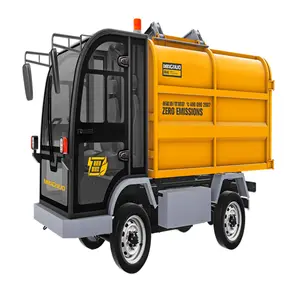 side-loading garbage truck