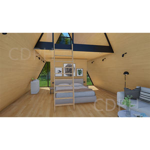 Kit de Micro-Maison Préfabriquée Moderne de Luxe <span class=keywords><strong>en</strong></span> Triangle à Charpente <span class=keywords><strong>en</strong></span> A - Product Image 6