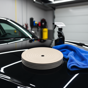 Discos de Pulido de Algodón Acolchado Fervi de 6 Pulgadas de Diámetro para Detallado Automotriz - Product Image 3