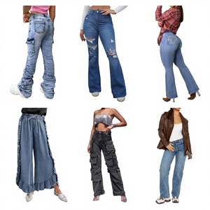 <span class=keywords><strong>Jeans</strong></span> da <span class=keywords><strong>Donna</strong></span> a Vita Alta con Tasche <span class=keywords><strong>Cargo</strong></span>, Gamba Dritta, Denim, Casual, Streetwear, Pantaloni per il Pendolarismo Quotidiano - Tendenza 2025 - Product Image 6
