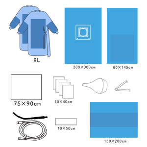 의료 소모품 CE ISO 인증서 멸균 일회용 외과 드레이프 유니버설 수술 개복술 드레이프 키트 팩 - Product Image 5