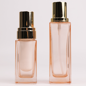 30ml 50ml 120ml 20g 50g vuông mỹ phẩm bao bì thủy tinh chai lọ thủy tinh với đầu vàng - Product Image 3