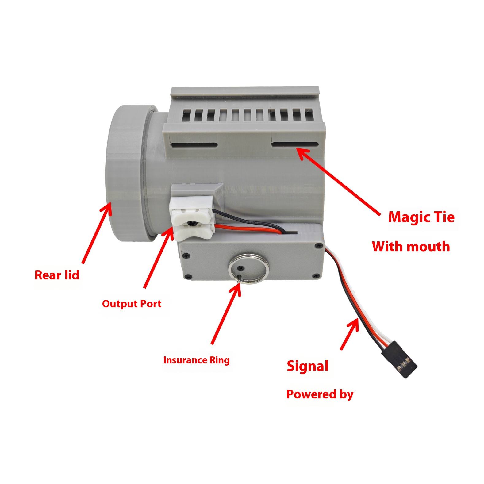 Cylindre de déclenchement à télécommande 60