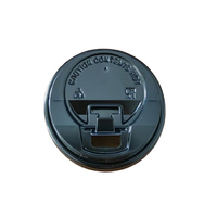 Couvre-gobelet jetable en plastique PP pour boissons, 6 oz, impression de logo personnalisée