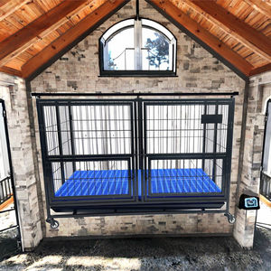 Jaula para perros grande plegable de alta resistencia en almacén de EE. UU., 7 días a puerta, perrera plegable para mascotas con caja de bandeja de hierro, embalaje - Product Image 3