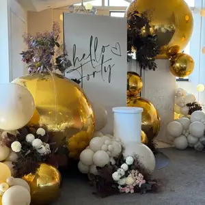 Prix usine OEM ballon publicitaire ballon gonflable grande décoration extérieure boule de miroir gonflable
