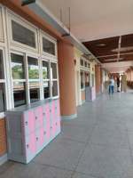 Petit casier à serrure à combinaison en plastique ABS pour l'école