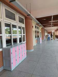 ตู้ล็อกเกอร์พลาสติก ABS ขนาดเล็กแบบมีกุญแจรหัสสำหรับโรงเรียน - Product Image 6