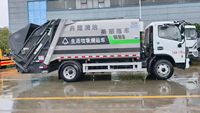 Camion de transfert de déchets Dongfeng 12 m³ 4x2, 12 000 litres compressés, avec moteur et pompe, vente directe usine