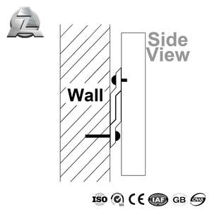 Clips Z interverrouillables ZJD-ZC101, panneau mural Zbar, clip métallique Z, clip <span class=keywords><strong>en</strong></span> aluminium, support de suspension, quincaillerie de suspension, attaches françaises - Product Image 6