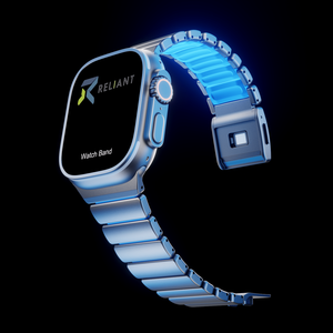 [HIQ] Cinturino di Lusso in Titanio Puro con Chiusura Magnetica Luminosa per Apple <span class=keywords><strong>Watch</strong></span> <span class=keywords><strong>Ultra</strong></span> 49mm (WB1213TA) - Product Image 5