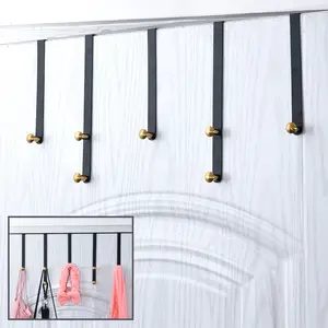 Wall Mount Gancho Metal Organizador De Armazenamento Rack Heavy Duty Sobre Porta Suporte Cabide para Casaco Chapéu Roupas Sobre O Gancho Da Porta