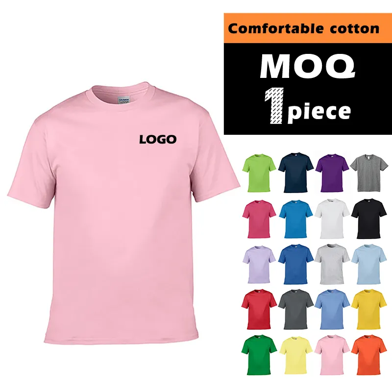 Venta al por mayor de alta calidad 100% algodón personalizado hombres camiseta de impresión de su marca camiseta hombres gráfico camisetas de las mujeres de gran tamaño blanco