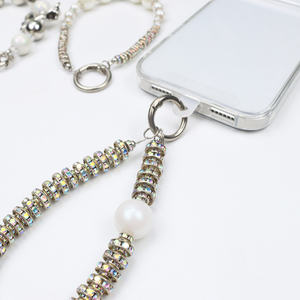 Pendentif pour téléphone Porte-clés en cristal Longe de poignet pour téléphone portable Corde anti-perte pour téléphone portable - Product Image 5