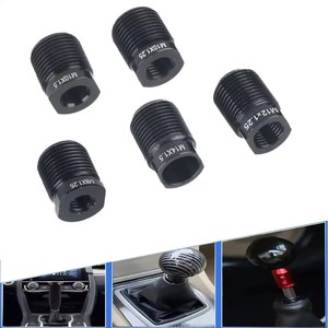 Adaptateur de levier de vitesses de voiture en alliage d'aluminium M8x1.25 M10x1.25 M12x1.25 M14x1.5 M10x1.5 – Connecteur convertisseur pour modernisation et rétrofit - Product Image 3