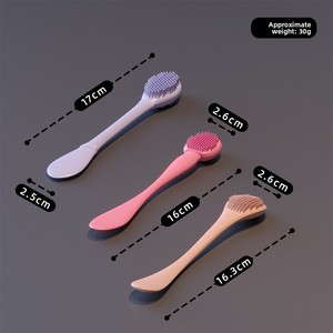 Nuevo Aplicador de Silicona para Mascarillas Faciales, Doble Cabeza, Herramienta Suave para Aplicar Mascarillas Caseras DIY - Product Image 4
