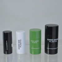 30g 50g 75ml 15ml Conteneur de bâton de déodorant blanc vide AS PP Round Twist up Stick Bouteille de baume à lèvres Tube de bâton de déodorant