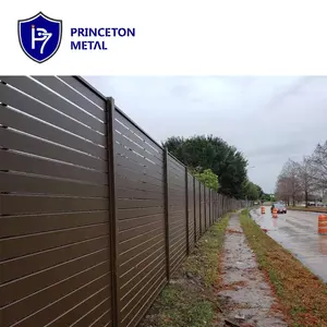 Factory supply customized Residential garden Aluminum Fence/ Black Metal Fence/ Steel fencing for commercial