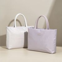 Sac pour ordinateur portable élégant et léger pour femme, en tissu Oxford, avec bandoulière, portable, antichoc, rembourré, 16 pouces, mallette de bureau pour les affaires
