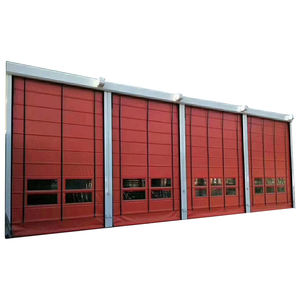 <span class=keywords><strong>Porte</strong></span> pliante industrielle <span class=keywords><strong>HORMANN</strong></span>, électrique, sûre, durable, à empilage rapide, taille personnalisable, PVC, pour atelier, entrepôt - Product Image 1