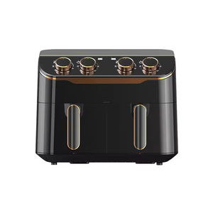 Appareil de cuisine multifonctionnel 4L+4L, friteuse à air électrique sans huile, puissance industrielle - Product Image 1