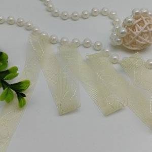 16mm Width Eco-Friendly Non-Elastic Waistband <b>Webbing</b> With LOGO Non-Elastic <b>Webbing</b> Ribbon Strap for Decor Sewing Nylon Band - Product Image 1