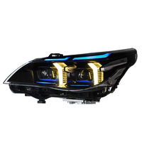 Convient pour l'assemblage des phares de la BMW Série 5 E60 2003-2010 pour la modification du modèle Snake Eye avec lentille LED bicolore