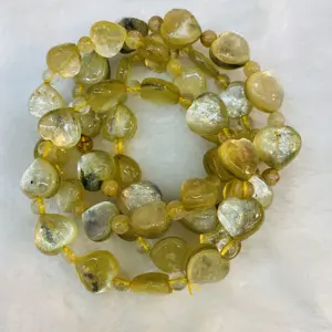 Groothandel Hoge Kwaliteit Crystal Armbanden 11Mm Citrine H Eart Vorm Kralen Armband Voor Energie Helende Steen Of Geschenken