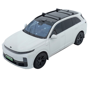 Barres transversales de toit multifonctionnelles en aluminium noir, porte-bagages pratiques pour vélos, tentes et transport de marchandises - Product Image 1
