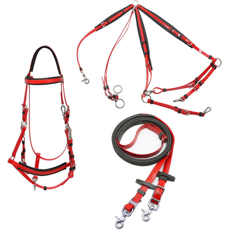 Custom-Made Durable Nylon and PVC Horse Tack and Equipment Includes Bridle Western/English Saddle Stylish Horse Halter