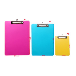 Vcw VCW-CB-1 Chất Lượng Cao PS Màu Trong Suốt Y Tá Viết Hội Đồng Quản Trị A4/A5 Kích Thước Nhựa Clipboard Với Kim Loại Clip Và Cai Trị - Product Image 3
