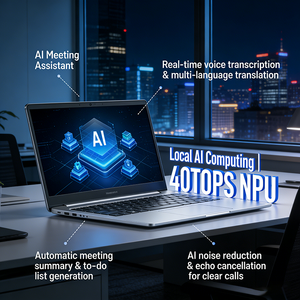 PC IA 14'' 15,6'' Intel Ultra 5 125H 1,4 kg Léger Prêt pour Copilot+ Traitement IA Local pour Entreprises et Bureaux Européens Vente en Gros - Product Image 6