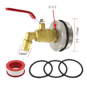 อะแดปเตอร์น้ำฝนสำหรับสวน S60X6 ถึง 1/2" 3/4" 1" สำหรับถัง IBC ข้อต่อเร็วสำหรับรดน้ำกลางแจ้ง ก๊อกน้ำทองเหลืองสำหรับรดน้ำสวน - Product Image 4