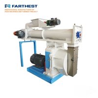 Machine à granulés d'aliments pour chèvres et moutons à base de maïs extrudé SZLH350 du fabricant Liyang