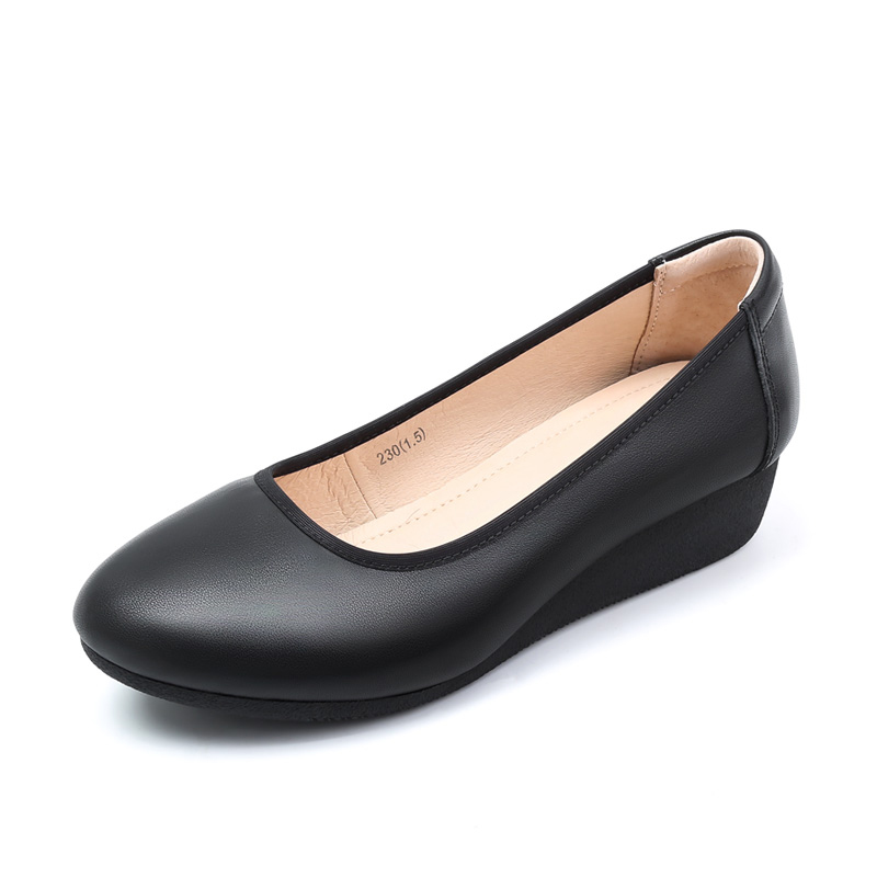 On Sale Women Black Wedge Heel Shoes Breathable Design & Affordable Price | Alibaba.com On Sale Women Black Wedge Heel Shoes Breathable Design & Affordable Price | Alibaba.com