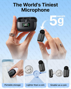 <span class=keywords><strong>Microphone</strong></span> Lavalier Sans Fil pour iPhone 16 Android <span class=keywords><strong>Mini</strong></span> <span class=keywords><strong>Microphone</strong></span> avec Réduction du Bruit Autonomie de 24 Heures <span class=keywords><strong>Microphone</strong></span> <span class=keywords><strong>USB</strong></span> C - Product Image 5