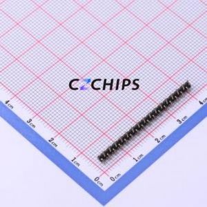 X1311WVS-32J-C18D42R1 Pin Header SMD,P=1.27mm Connector ( Pin Structure: 1x32P )( Pitch: 1.27mm )( Row Spacing: 1.27mm ) - Product Image 2