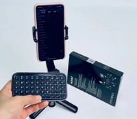 Keyboard Nirkabel BT Universal Multi-sistem Baru, Mini Portabel untuk Desktop, Laptop, Tablet, dan Ponsel