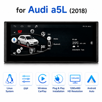 Système multimédia automobile Linux à démarrage rapide de 10,25 pouces avec CarPlay sans fil Android Auto pour Audi Q5L FY 2018 2019 Écran tactile IPS GPS