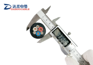 Câble d'alimentation robuste <span class=keywords><strong>Darou</strong></span> IEC 60092 0,6/1 kV à âme en cuivre, gaine XLPE CPE/Néoprène, 4-70 mm² pour l'exploitation minière souterraine du charbon - Product Image 4