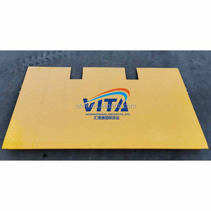 Rampe de chargement en caoutchouc VITA jaune avec chaîne pour utilisation avec chariot élévateur - Product Image 5
