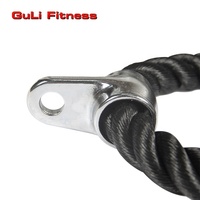 Corde de tirage pour machine à triceps en nylon robuste de haute qualité, 27 pouces, accessoire pour machine à tirage vers le bas, corde de tirage pour biceps