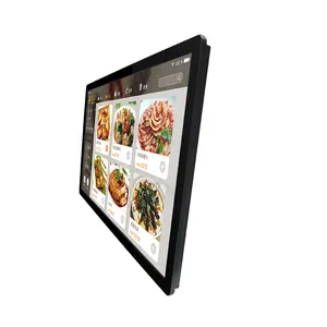 OEM 벽걸이 안드로이드 간판 TV LCD 광고 디스플레이 디지털 메뉴 보드 실내 광고 화면