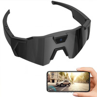 Lunettes de Soleil Caméra 12MP pour Cyclisme Sport Lunettes Intelligentes Photo et Vidéo Masque de Ski HD
